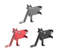 MAPHRWZ Porta Cellulare da Bici, Supporto da Moto con Presa Sicura, per iPhone Samsung, Lega di Alluminio, Rotazione a 360°, Nessun Pulsante di Blocco