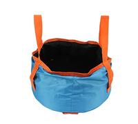 MAPHRWZ Secchio pieghevole con manico Lavabo pieghevole portatile Contenitore per acqua leggero per campeggio, escursionismo, pesca (Blu)