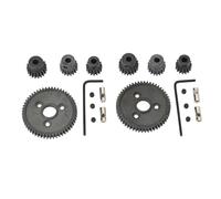 MAPHRWZ Set ingranaggi cilindrici e pignoni in acciaio per auto RC con opzioni 15T/17T/19T, per modelli Slash 4x4, Rustler, Stampede, Summit, T Maxx, rapporti di trasmissione