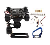 MAPHRWZ Stabilizzatore per fotocamera FPV, giunto cardanico a 3 assi, motore brushless, lega di alluminio CNC, design leggero, installazione semplice per action camera