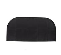 MAPHRWZ Tappetino per braciere Isolato, ignifugo, Resistente al Calore, Pieghevole, sotto la griglia, per caminetto, Campeggio all'aperto, Nero (50x100 cm/19,7x39,4 Pollici)