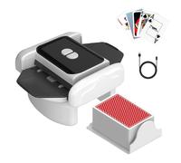 Mapille Mescolatore Carte da Gioco,Mischia Carte Automatico per 1-2 Mazzi,Card s