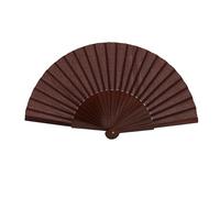 MAPIMANIA - Ventaglio Bordeaux in Legno Laccato a Mano bifaccialee e Tessuto, Ventaglio Donna Pieghevole, Ventagli Matrimonio, Ventaglio Giapponese Elegante da Cerimonia Resistente