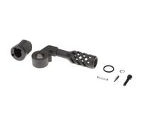 Maple Leaf Vsr-10 Twisted Hollow End Cap Left Hand Bolt Handle Argento