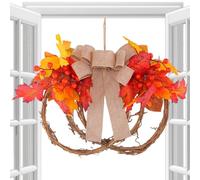Maple Leaves Garland - Artificial Autumn Vine, Seasonal Rope Decoration