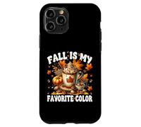 Maple Pecan Coffee Mug Graphic Fall Is My Favorite Color Custodia per iPhone 11 Pro