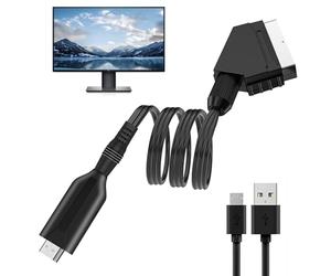 Maple Plentiful Cavo Tutto In Uno HDMI SCART Adattatore HDMI a SCART Convertitore Audio Video Hd Per Hdtv Stb Vhs Xbox Ps3 Sky Dvd Blu-Ray Ecc