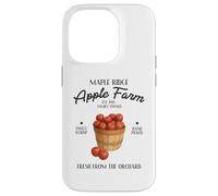 Maple Ridge Apple Farm Dolce Croccante Frutteto Raccolto Paese Custodia per iPhone 14 Pro
