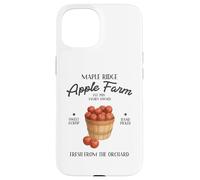 Maple Ridge Apple Farm Dolce Croccante Frutteto Raccolto Paese Custodia per iPhone 15
