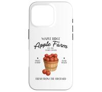 Maple Ridge Apple Farm Dolce Croccante Frutteto Raccolto Paese Custodia per iPhone 16 Pro