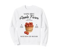 Maple Ridge Apple Farm Dolce Croccante Frutteto Raccolto Paese Felpa