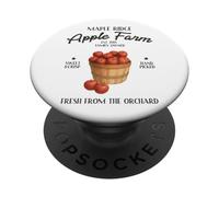 Maple Ridge Apple Farm Dolce Croccante Frutteto Raccolto Paese PopSockets PopGrip Adesivo