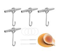 Maple Syrup Tapping Kit - Complete 4 Set Collection, Tree Trunk Drill And Spile Tools, Cleaning Brushes Included, Heavy Duty Steel | Backyard Garden Farm Outdoor Maple Tree Sap Harvesting DIY Homestea