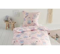 Maple Threads Set copripiumino singolo per bambini, 100% cotone spazzolato, motivo: veicoli consutruction, unicorni, auto e gufi (gufi)