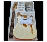 Maple Tiger Pattern Chitarra Elettrica In Acero Corpo In Tiglio Tastiera In Palissandro Combinazione Fai-da-te Corpo chitarra (Color : 12)