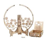 Maple Tree Wedding Guest Book - Wooden Transparent Message Drop Box