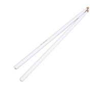 Maple Wood Jazz Drum Sticks Coppia Praticare le Bacchette per Principianti 5a (Bianco)