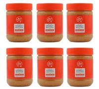 MapleFarm - 100% Puro Burro d'arachidi croccante 6 x 325g - Crema proteica e naturale - Crunchy peanut butter