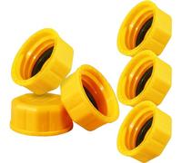 Mapleza Tappo di ricambio durevole per bombole del gas Midwest, coperchio per taniche di benzina da 1/2/3 galloni, design ottimizzato con altezza ridotta per una migliore tenuta (confezione da 6)