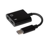 Maplin - Adattatore da USB-C a jack AUX da 3,5 mm + adattatore di ricarica USB-C QC 3.0 PD