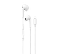 Maplin Auricolari Lightning cablati, microfono e controlli integrati, cavo in TPE, 1,2 m, compatibili con iPhone, iPad e altri dispositivi iOS Lightning