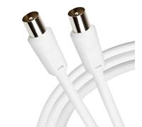 Maplin Cavo coassiale per antenna TV, connettore RF maschio a maschio, 10 m