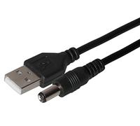 Maplin Cavo di alimentazione da USB-A a 5 V DC Uscita 2,1 mm x 5,5 mm - 1 m