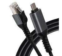 Maplin Cavo Ethernet da USB C a RJ45 Cat 8, 3 m, 40 Gbps, 2000 MHz, Plug & Play, cavo LAN schermato, compatibile con Cat7/Cat6a/Cat6/Cat5e