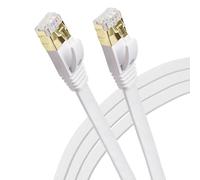 Maplin Cavo Ethernet piatto, 5 m, CAT7 UTP, cavo di rete LAN RJ45, 10 Gbps, schermatura individuale, compatibile con laptop/PC, CCTV, PS4/5, Xbox, Switch, modem, router, Smart TV, stampante, estensore