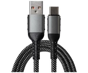 Maplin Cavo intrecciato da USB C a USB-A 2.0, 1 m, ricarica e sincronizzazione, per Apple MacBook, iPad Pro, iPad Air, telefoni Samsung Galaxy, Microsoft Surface, Google Pixel, Honor e altri