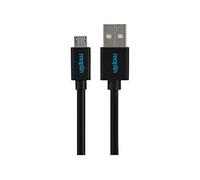 MAPLIN Premium - Cavo da USB-A 2.0 Maschio a Micro USB-B Maschio, 5 m, Colore: Nero