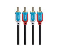 Maplin Premium - Cavo doppio RCA fono a 2 poli, 3 m