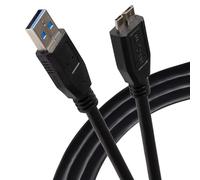 Maplin Premium - Cavo USB A 3.0 maschio a micro USB B maschio, 0,75 m, colore: Nero