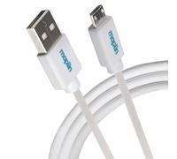 Maplin Premium USB A 2.0 maschio a micro USB B maschio cavo 0.75 bianco
