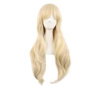 MapofBeauty 28 Pollic/70 cm Da Donna Uso Quotidiano Capelli Ricci Moda Cosplay Costume Anime Parrucche (Misto Biondo)