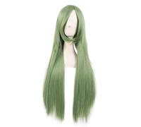 MapofBeauty 32 Pollic/80 cm Lungo Dritto Anime Costume Cosplay Festa Parrucca (Misto Verde)