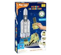 Mapology Chandrayaan ISRO modello di razzo satellite astronauta giocattolo educativo per bambini dai 5 anni in su Regali 3D per bambini di 5 anni ragazza multicolore