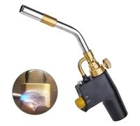 MAPP Torcia a Propano, Couleeur Intensità di Fiamma Regolabile e Torcia a Gas con Tubo in Ottone, Torcia a Gas per Saldatura per Bruciatore di Erbaccia, Saldatura di Tetti