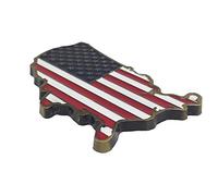 Mappa 3D USA e bandiera nazionale Adesivo magnetico per frigorifero Collezione di souvenir americani