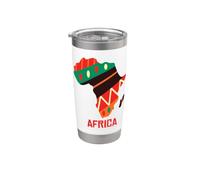 Mappa African Heritage Africa Bicchiere termico in acciaio inox doppia parete