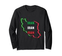 Mappa Bandiera Iran - Orgoglio Persiano Maglia a Manica