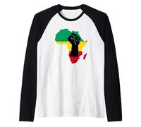 Mappa - Black Fist Africa Maglia con Maniche Raglan