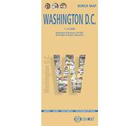 Mappa Borch Washington D.C.: Washington Downtown, The Mall, Washington & Region, Alexandria