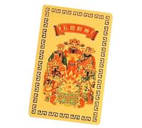 Mappa Cinese - God of Wealth Symbol, Golden Fortune | Prosperity Energy Attraction Decoration, Spiritual Good Luck Benedizione Con Soggiorno Ingresso Famiglia Posizionamento