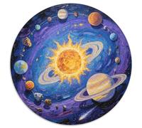 Mappa completa del sistema solare Puzzle Impossibili 1000Pcs Planet Decorazione Per La Casa. Rilassamento E Intelligence Per Adulti E Ragazzi Da 14 Anni 1000pcs (67.5x67.5cm)