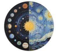 Mappa completa del sistema solare Puzzle Impossibili 1000Pcs Planet Decorazione Per La Casa. Rilassamento E Intelligence Per Adulti E Bambini Da 12 Anni 1000pcs (67.5x67.5cm)