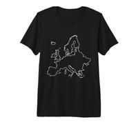 Mappa degli Amanti dell'Europa, Viaggi Maglietta Premium