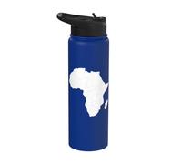 Mappa dei Paesi africani Mappa dell'Africa Stainless Steel Insulated Water Bottle