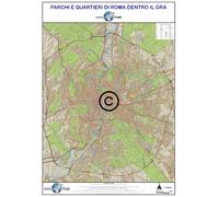 Mappa dei PARCHI E QUARTIERI DI ROMA DENTRO IL GRA di Aa.vv., 2021, Edizioni