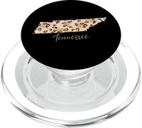 Mappa del modello del leopardo del Tennessee Leone Stato del Tennessee PopSockets PopGrip per MagSafe